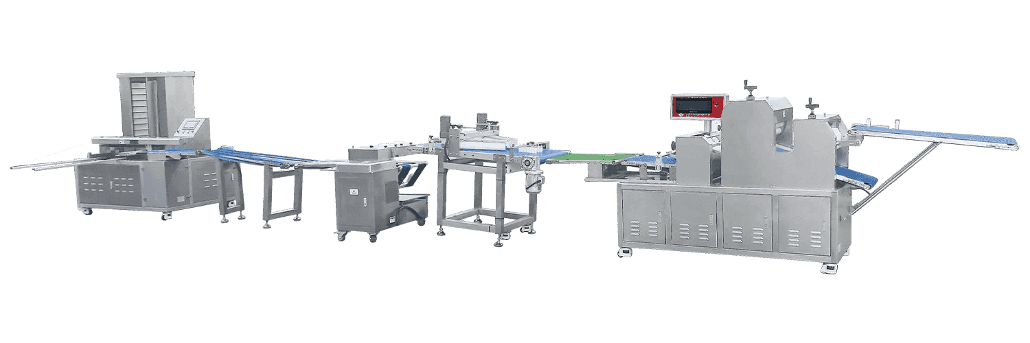 Linha de produção de pão de pelúcia de pano duplo automático