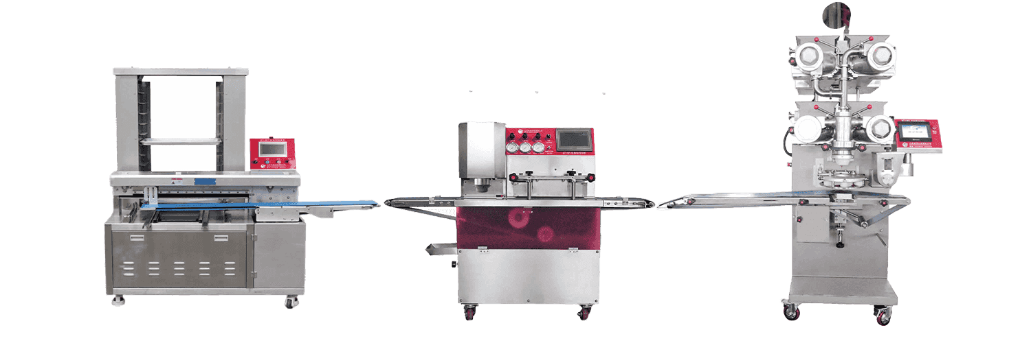 Linha automática de produção de biscoitos MoonCake/Maamoul